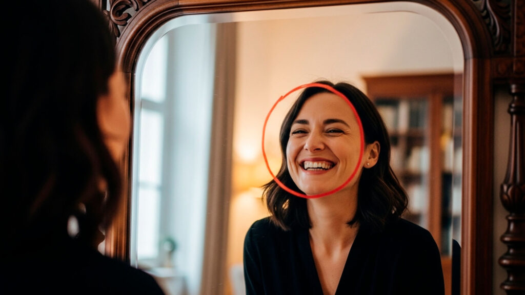 O teste do espelho: descubra seu formato de rosto