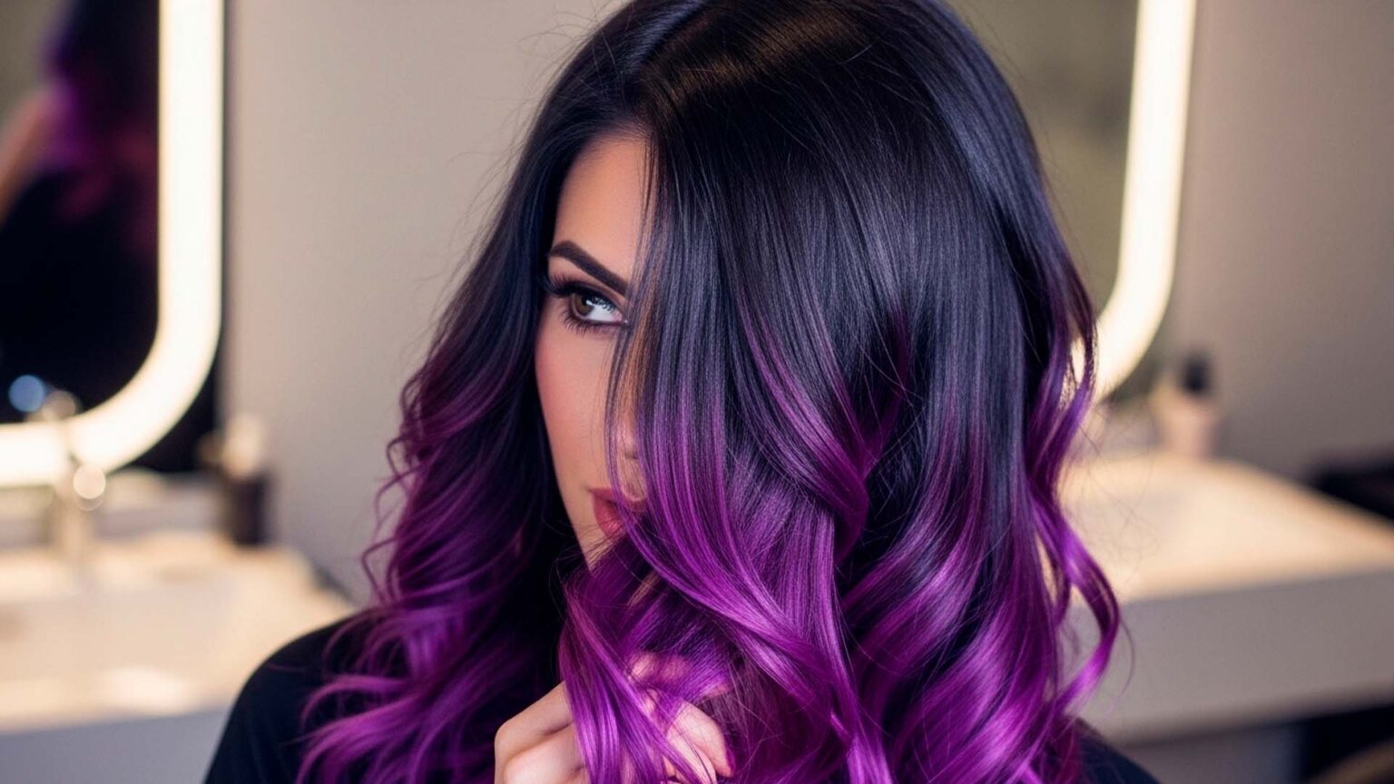 Quem tem cabelo preto pode usar matizador roxo? Quem tem cabelo preto pode usar matizador roxo? - Capa